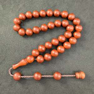 Cuentas de Oración Hechas a Mano de Resina Ámbar Clásica de Lujo, Ecológicas - Product Image 6