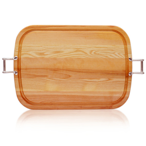 Solid Wood <b>Dinner</b> Plate Eco Friendly Rustic Charcuterie Board Supplier Bulk Natural Wooden Serving Platter <b>Trays</b> For Snacks Use - Product Image 3
