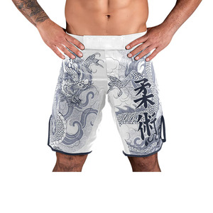 women men adult youth sublimation boxing <b>grappling</b> jiu jitsu BJJ fight MMA shorts Premium quality Men's custom - Product Image 2