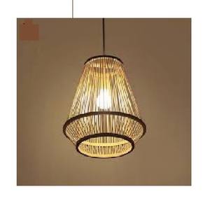 Lámpara de Bambú Premium – Pantalla de Lámpara Tejida a Mano para Hogar, Cafetería y Resort, Ecológica // Mr.Tom - Product Image 2