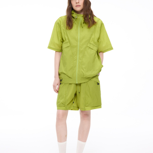 OEM Unisex Lightweight Sun Protection Clothing Sportwear Suit Custom Men Windproof Nylon Windbreaker Jacket Shorts Set <b>Tracksuit</b> - Product Image 4