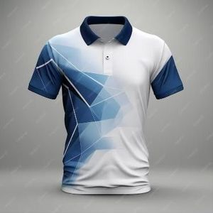 เสื้อโปโลผ้าฝ้ายพิมพ์ลายโลโก้ตามสั่ง ระบายอากาศ แห้งเร็ว แขนสั้น เสื้อยืดลำลองสำหรับผู้ชาย - Product Image 1