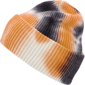 Bonnet en laine tricoté chaud pour homme, style tie-dye personnalisé 2025, à rayures, coupe décontractée, pour adulte - Product Image 2