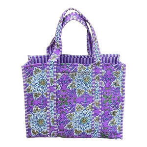 Sacs en coton indien matelassés, sacs de shopping faits à la main, imprimés floraux, sacs décontractés pour femmes, style bohème, sacs à main pour femmes, indiens - Product Image 1