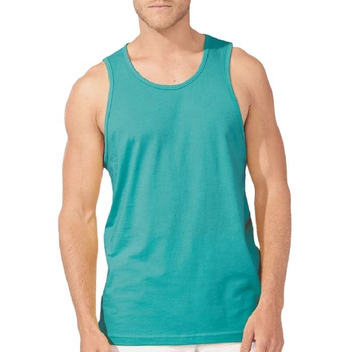 Direct Factory Manufacturer's Wholesale 100% Cotton Sleeveless Tank Top Men Solid Pattern Casual Style Fitness Xl Pakistan