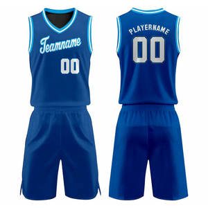 Maillots de basketball personnalisés à faible MOQ, col rond, fermeture boutonnée, ensemble unisexe, 100 % polyester, sans manches, respirant, séchage rapide - Product Image 6