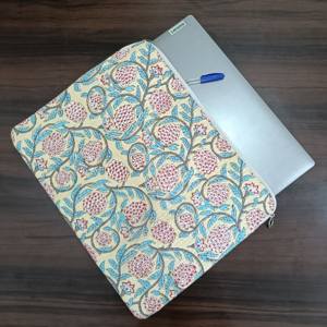 Housse en coton matelassé imprimé à la main pour ordinateur portable pour MacBook Pro 13-14 pouces et MacBook Air Soft Computer Case 13 \" - Product Image 4