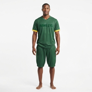 Conjunto de Uniforme Deportivo de Fútbol Americano para Hombre, Cuello en V, Manga Corta, Ropa de Entrenamiento, Ropa Deportiva de Alto Rendimiento - Product Image 4