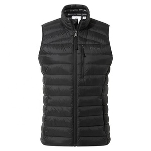 Black Knitted <b>Quilted</b> Puffer Vest Sleeveless Zip <b>Waistcoat</b> Lightweight Outerwear Autumn Outdoor Wear Women's Vest - Product Image 2