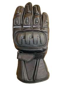 Winter Leather Motorbike <b>Gloves</b> Windproof Waterproof <b>Touchscreen</b> Full Finger Training <b>Gloves</b> with Knuckle Protection - Product Image 4