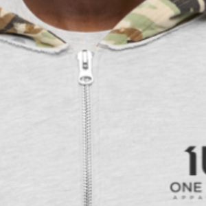 เสื้อฮู้ดซิปเต็มตัวแบบคลาสสิก พร้อมฮู้ดลายพราง ผ้าฝ้ายผสมเนื้อนุ่ม เสื้อแจ็คเก็ตลำลองสำหรับเล่นกีฬา กิจกรรมกลางแจ้ง และสวมใส่ในชีวิตประจำวัน - Product Image 5