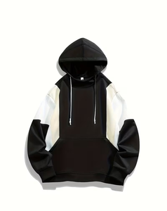 Custom High Quality Custom Logo Men Pullover Hoodie Fleece Knitted Polyester/Cotton Oversized Lined Breathable Winter - Product Image 1