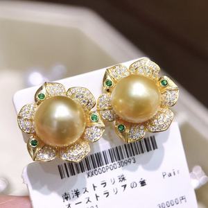 Pendientes de Perlas de Agua Dulce Naturales de Lujo Ligero para Mujer, Elegantes y Dignos, con Doble Perla, Nuevos y Elegantes - Product Image 1