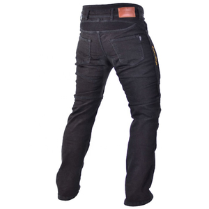 Pantalon en jean de protection pour moto pour homme avec zones renforcées aux genoux, tissu respirant en mélange de coton et confortable - Product Image 5