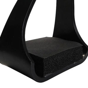 Estribos de Aluminio de la Mejor Calidad 100% con Almohadilla de Goma y Tachuelas Metálicas, Estribos Negros para Caballo con Almohadilla de Goma - Product Image 4