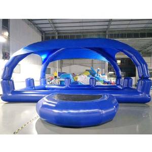 Piscine gonflable avec couverture en PVC, garantie 2 ans, pompe à air incluse et installation facile - Product Image 1