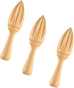Exprimidor manual de cítricos de madera natural, exprimidor de limones, prensa manual de frutas, herramienta extractora para cocina, venta al por mayor. - Product Image 4