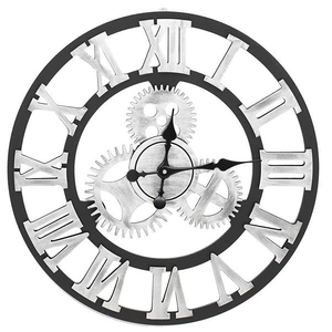 Classical indian Metal <b>Wall</b> <b>Clock</b> Modern Design Style Quartz for Wedding Anniversary Home <b>Decoration</b> Gifting Other Occasions - Product Image 1