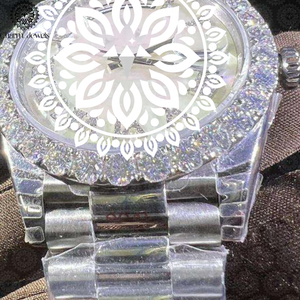 Charm Jewells Luxury Stainless Steel Round <b>Watch</b> 38mm Analog Sapphire Crystal Luminous Quartz Movement Women Fashion - Product Image 2