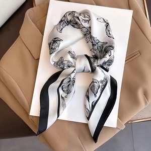 100% Pure <b>Silk</b> Luxury <b>Scarf</b> with Custom Logo for Ladies-Multi-Functional Fashion Accessory - Product Image 4