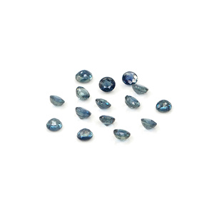 Saphirs bleus naturels non traités, ronds calibrés de 3,5 mm, pierres précieuses de saphir bleu naturel facettées pour la création de bijoux - Product Image 3