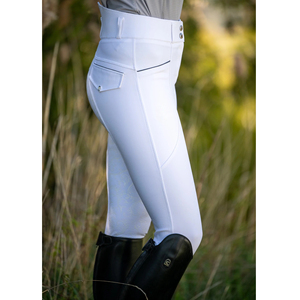 High Quality 4-way Stretch Horse Riding Breeches <b>Leggings</b> Tights <b>Equestrian</b> Wear Pants on Technical Fabric with Soft Feel - Product Image 6