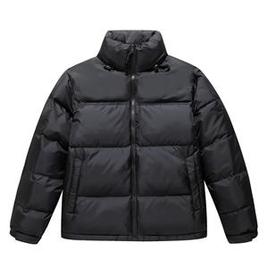 High Quality Unisex Winter Bubble Puffer <b>Jacket</b> New Design <b>Canvas</b> High Street Style Shiny for Men - Product Image 5