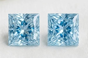 Diamant de laboratoire CVD 1CT Princess Fancy Blue SI1 certifié IGI, taille excellente 3EX, fournisseur B2B pour les grossistes et importateurs de diamants - Product Image 6