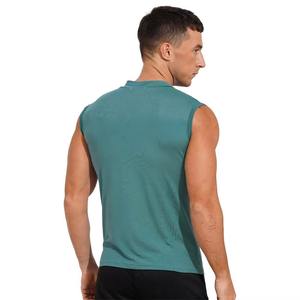Camisetas sin mangas personalizadas al por mayor para hombre, camisetas estilo streetwear y camisetas tipo muscle para marcas de ropa urbana masculina al por mayor - Product Image 2