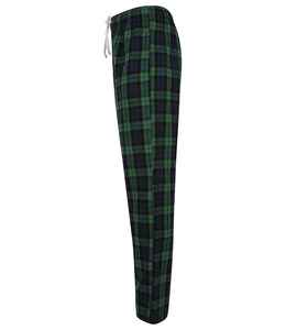 Wholesale Check Plaid Flannel <b>Men's</b> Pajama <b>Pants</b> PolyesterCotton Breathable Midweight <b>Lounge</b> High Waist High Quality - Product Image 2