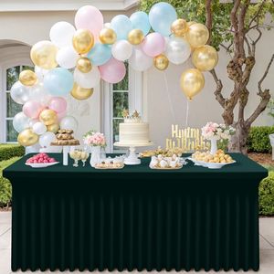 Smiry - Mantel Elástico Ajustable Rectangular, Impermeable, Lavable, de Spandex, con Falda para Cubrir la Mesa - Product Image 2