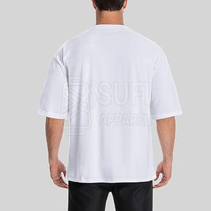 เสื้อยืดผู้ชายลายกราฟิกใส่สบายทุกวัน-ผ้าฝ้ายถัก 100% ลายเรียบ แห้งเร็ว คอกลม แขนสั้น สไตล์ลำลอง - Product Image 4