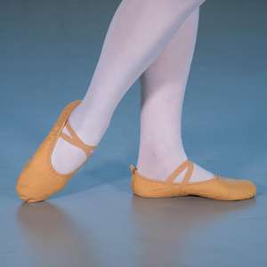 Zapatillas de Ballet Suaves con Lazo Estilo Europeo y Americano, de Cuero Genuino para Niñas Pequeñas/Niñas, Zapatos de Baile y Ejercicio - Product Image 6