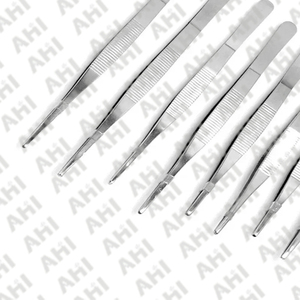 Pinces à tissus manuelles de haute qualité en acier inoxydable, instruments chirurgicaux, pinces à dissection dentées - Product Image 4