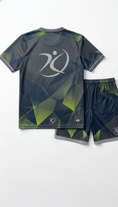 Ensemble maillot et short de volley-ball tie-dye rouge rubis personnalisé en gros, uniforme d'équipe OEM haute élasticité, vêtements de sport par sublimation - Product Image 2