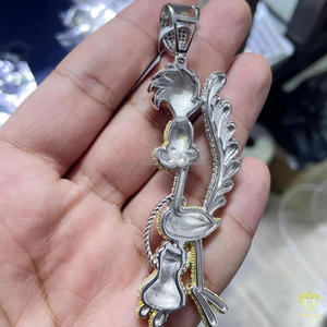 Premium Bird Character Pendant With Luxury Streetwear Jewelry and Diamond Look Stones - Product Image 5