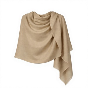 Étole unisexe en cachemire et laine fine pour femme VIC, 70x200 cm, modèle respirant pour usage quotidien en extérieur, fabriqué en Inde, Uttar Pradesh - Product Image 1