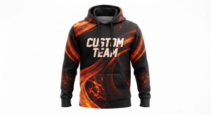 Vêtements de sport à capuche personnalisés avec impression par sublimation pour la course à pied et l'entraînement en salle de sport - Product Image 2