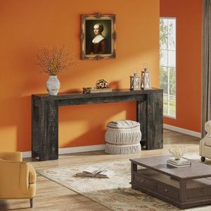 Wooden Console <b>Table</b> for <b>Sofa</b> Entryway or Accent Placement - Product Image 3