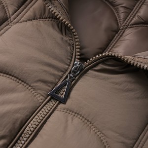 Giacca Invernale da Donna Calda, Spessa e Morbida, Antivento, Stile Preppy, con Zip e Collo Alto, Casual e Trapuntata - Product Image 2