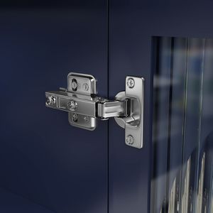 Mobile TV Moderno in Legno da 66 Pollici con Gambe Dorate, Centro Intrattenimento con Ante in Vetro e Spazio di Archiviazione per TV da 55 Pollici - Product Image 4