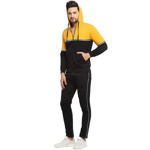 Survêtements BSCI en gros, 69% Coton 31% Polyester, en molleton technique, comprenant un sweat à capuche zippé et un pantalon cargo de sport - Product Image 5