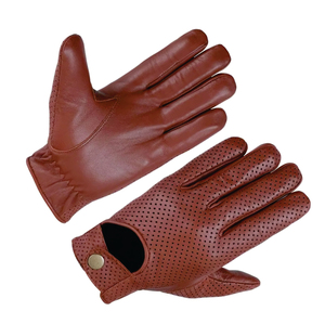 Premium Quality Vintage Winter Genuine Leather Sporty Breathable Gloves Thermal Cotton Lining Touch Screen Eco-Friendly Outdoor - Product Image 6