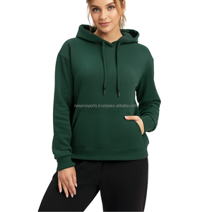 Nouveauté Sweat à capuche unisexe en molleton de coton à manches longues, coupe ample, coupe-vent, confortable, tissu écologique - Product Image 4