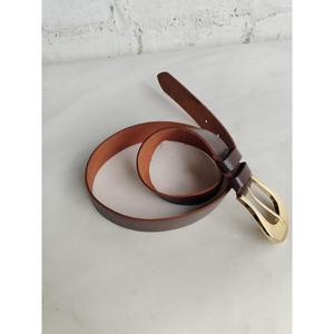 Cinturones de Cuero Genuino para Hombre, Ecológicos, Diseños Personalizables, Cinturones de Cuero con Hebilla de Latón, Estilo Casual, Duraderos - Product Image 5