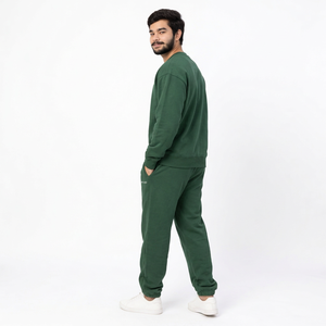 Conjuntos de Sudadera Extra Grandes Personalizados en Felpa de Algodón con Puños Acanalados para Marcas de Ropa Independientes - Product Image 4
