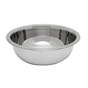 Tazón de comida de acero inoxidable plateado de la mejor calidad, artesanía en metal, tazón de metal de nuevo estilo para catering de bodas - Product Image 2