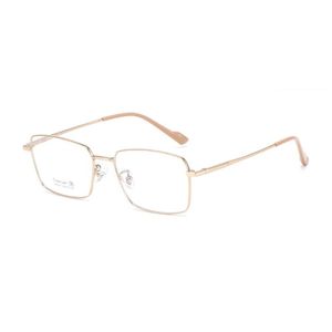 Lunettes Optiques Carrées en Titane de Haute Qualité, Monture Complète Légère et Confortable, Tendance 2026 pour Hommes et Femmes - Product Image 6