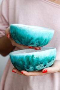 Bol décoratif en résine époxy de qualité supérieure, artisanal, pour la décoration de la maison, disponible au prix d'exportation - Product Image 5