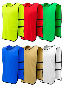 Customized Breathable Lightweight Quick Dry Football <b>Training</b> Vest Soccer <b>Bibs</b> With Screen Printing New Arrival Adults Wear - Product Image 2